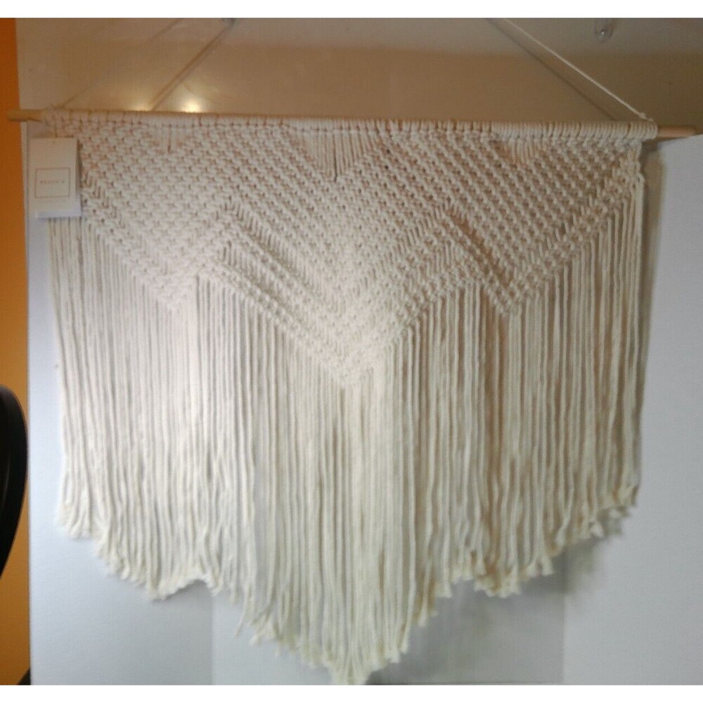 39 Inch Macrame Wall Hanging
